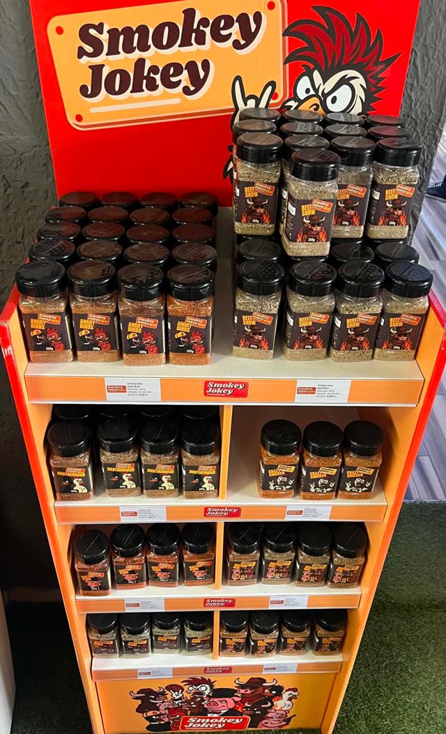 Smokey Jokey display stand